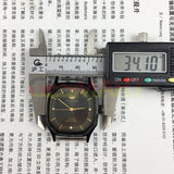 Zhufeng Octagonal Black Case Golden Nail Black Manual Mechanical Men Lady Watch