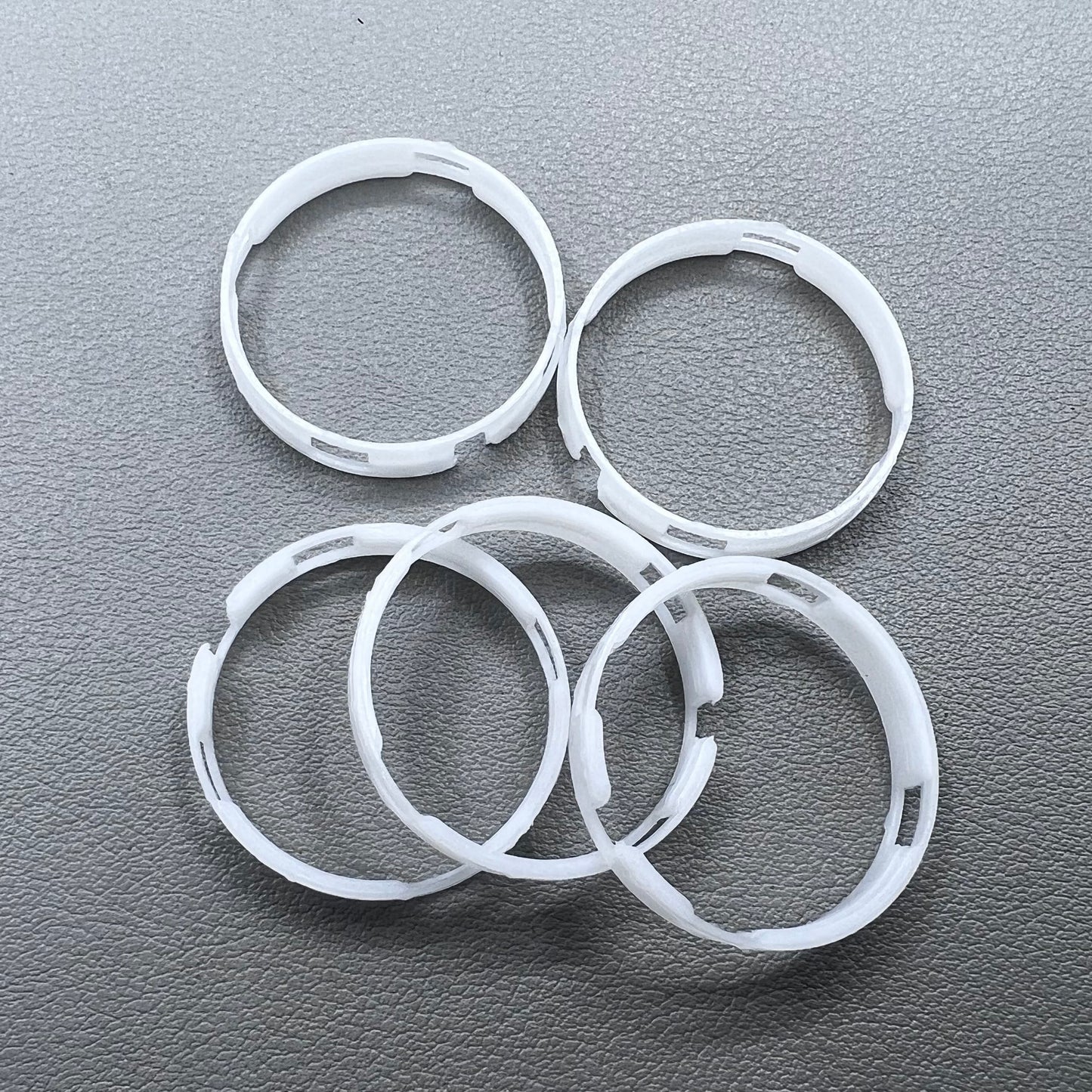 Cushion mount spacer ring set for ETA 2824 2836 2846 watch movements, 6.5x27.5mm precision fit.