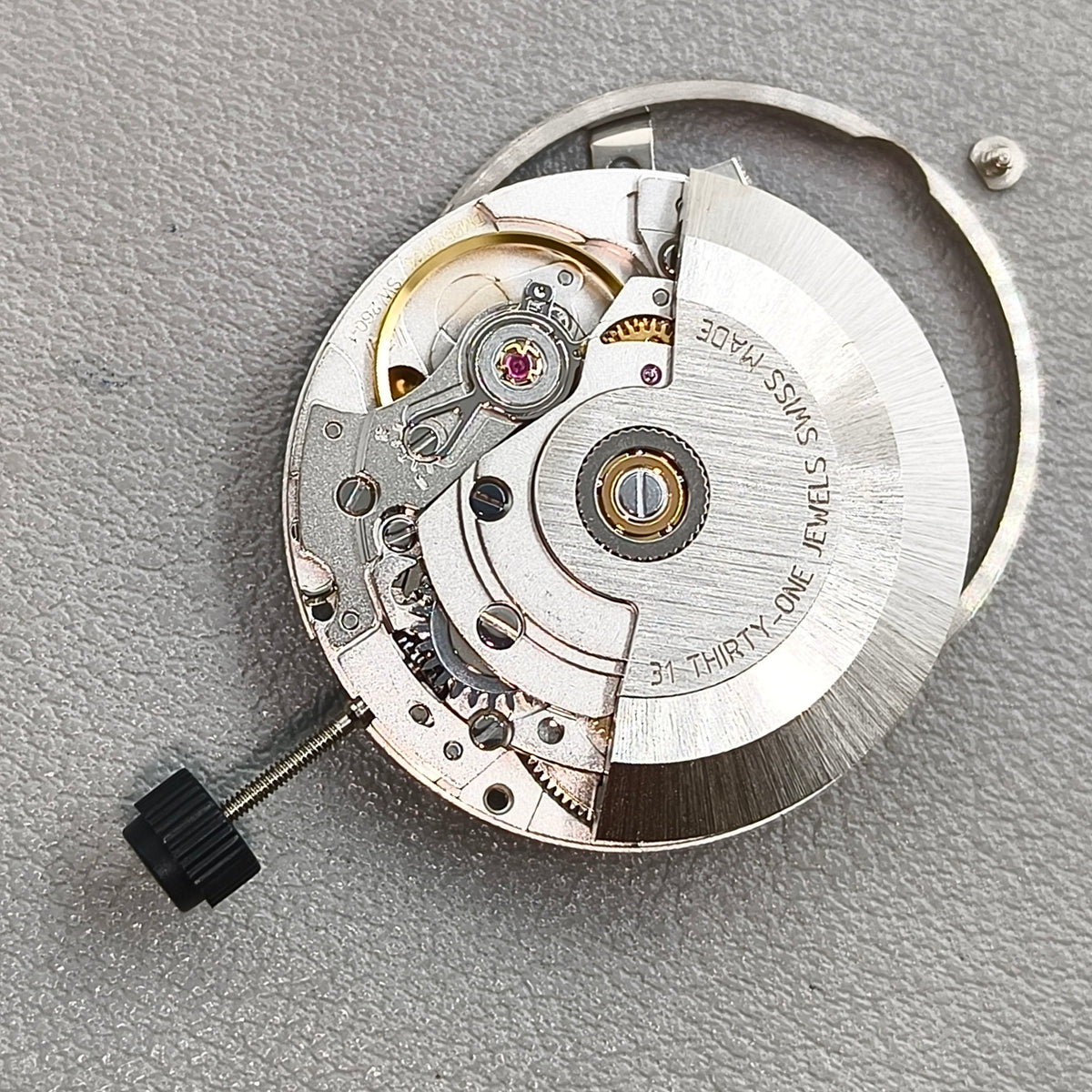 Swiss Original SW260-1 Mechanical Movement Silver Plated