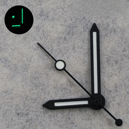Silver/Black For NH34 NH35 NH36 NH38 7S26 4R35 4R36 Green Luminous Watches Hands