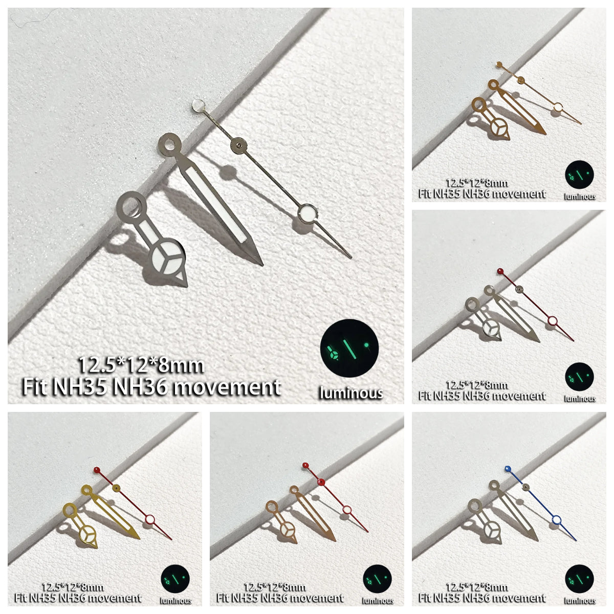 Universal Vintage Watch Hand for NH35 NH36 Series ETA2836 2824 Miyota 8215 8205