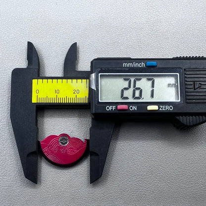 Modified Red Auspicious Clouds Rotor Oscillating Weight for NH35 NH36 Movement