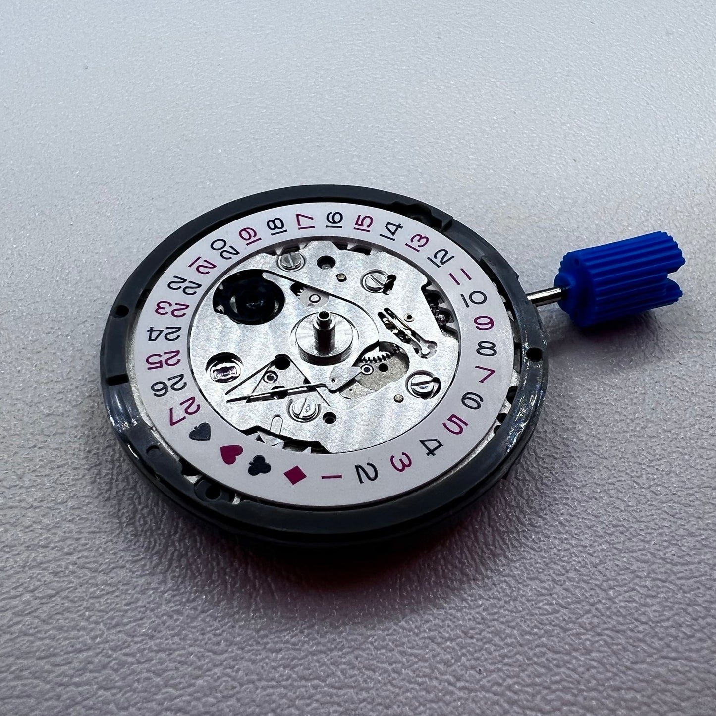 Japan NH35 NH35A Black Spade Automatic Mechanical Movement SKX007 Crown@3.0