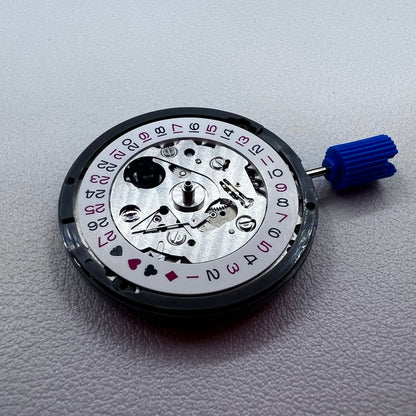 Japan NH35 NH35A Black Spade Automatic Mechanical Movement SKX007 Crown@3.0