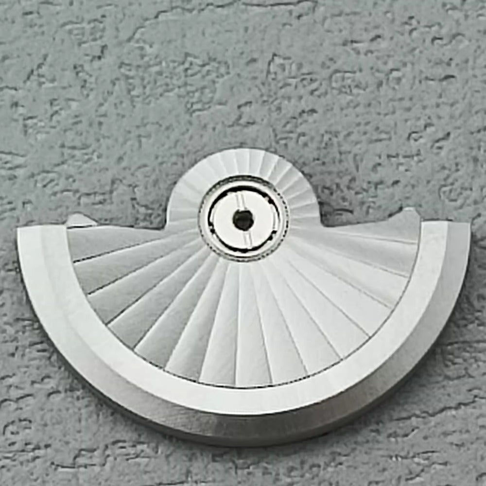 Masse oscillante à rotor creux sans motif radial argenté pour NH34, NH35, NH36, NH38