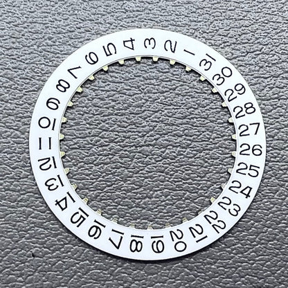 White Date Disk Wheel Generic for ETA 2824 Movement Date@3