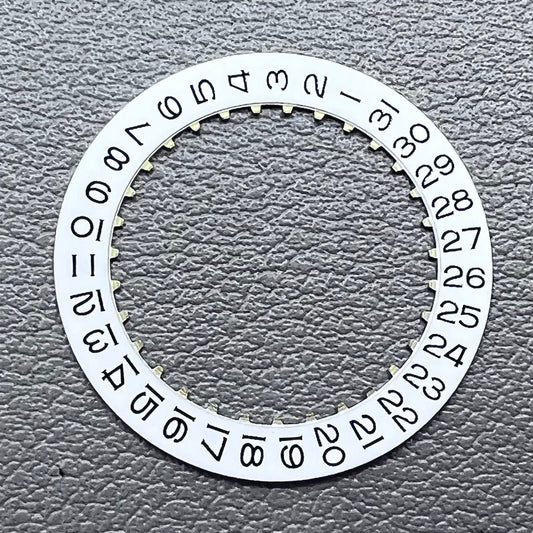 White Date Disk Wheel Generic for ETA 2824 Movement Date@3