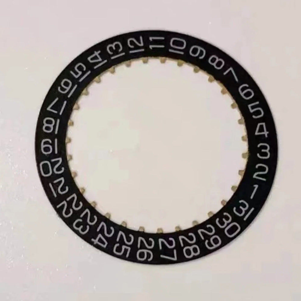 Date wheel disc replacement set for ETA 2804-2 watch movement, 2 of 5PCS, precision repair parts.