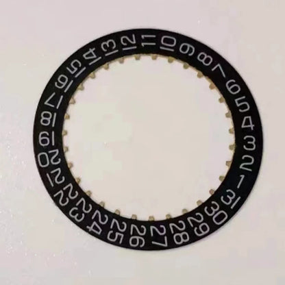 Date wheel disc replacement set for ETA 2804-2 watch movement, 2 of 5PCS, precision repair parts.