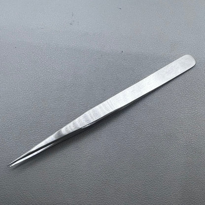 Swiss Horotec MSA12.302-27 strong pointed tweezers for precise stone handling in watch accessories