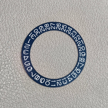 Denim Blue Background Date Disk Wheel Overlay for NH35 NH36 Movement Date@3