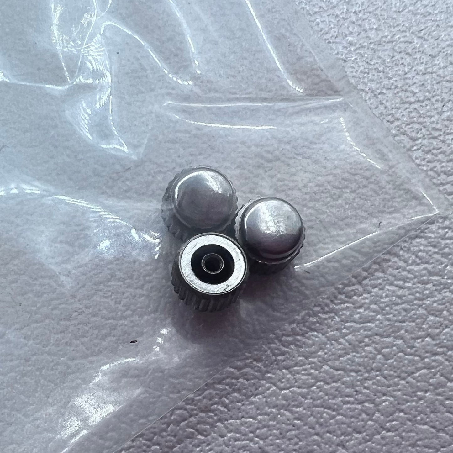 3 PIECES Replacement Parts Watch Crown Compatible with Movement 8200