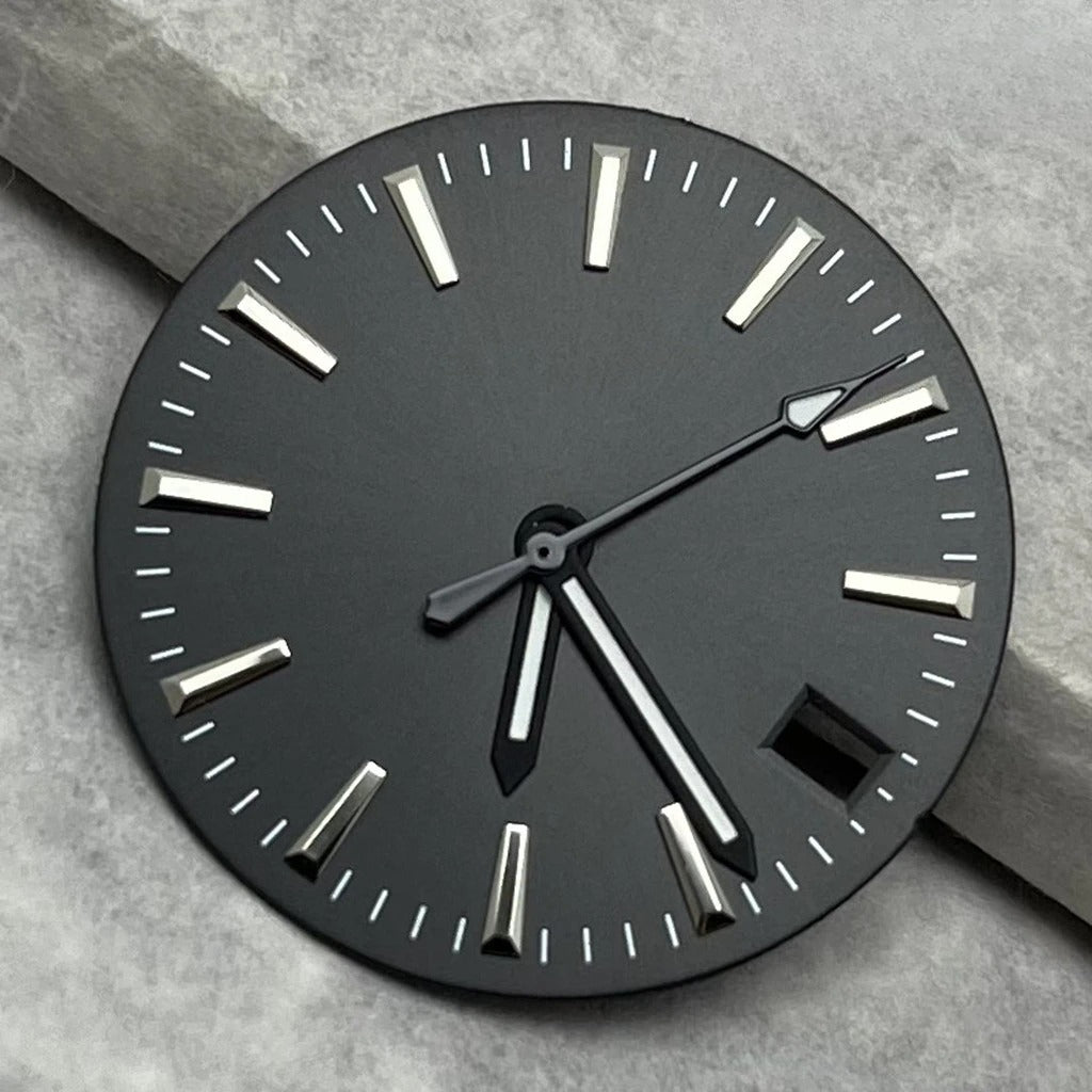 28.5mm Dial Watch Modified Green Luminous Dial For NH35 NH36 4R 7S Movement