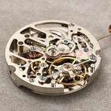 China Made Dandong Silver Hollow Automatic Mechanical Movement Small Second@9