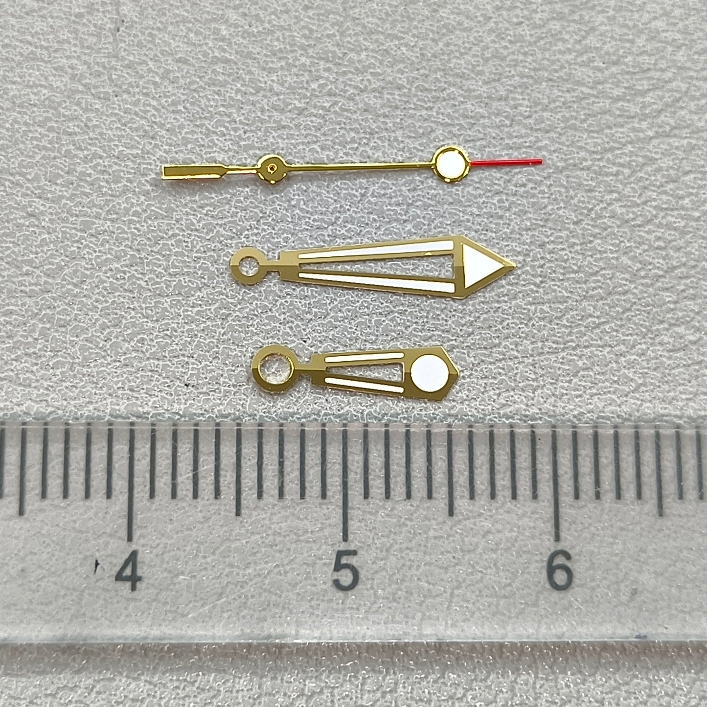 Modified GoldenTrim Watch Hands Green Luminous Fit Miyota 8205 8215 Movement