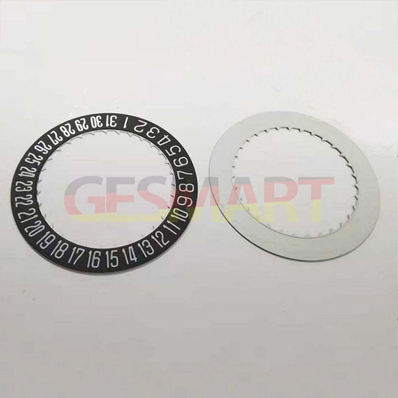 Brand New Black Date Wheel Overlay Generic for 9015 Movement Date At 6