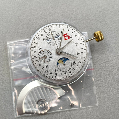Dandong 7751 Movement Multifunctional Automatic Mechanical Movement 8 Hands