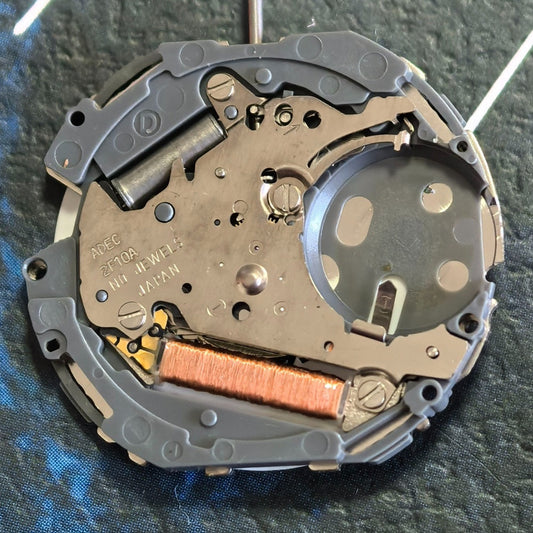Japan Made 2F10A Quartz Movement 3 Hands Single Calendar Watch Parts
