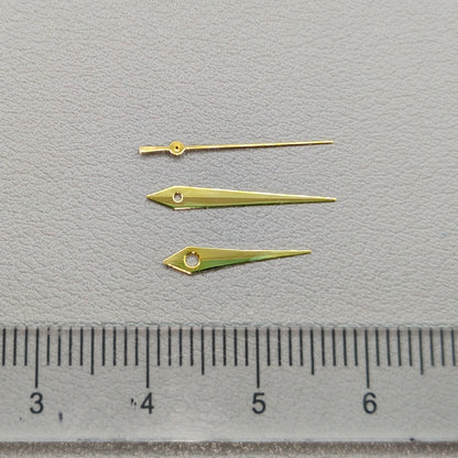 2 Sets Golden Watch Hands Set for Miyota 2035 Quartz Movement