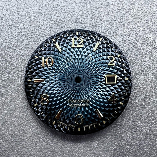 Gradual No Lume Green 35mm Golden Nail Datejust Watch Dial for NH35 NH36 Movement