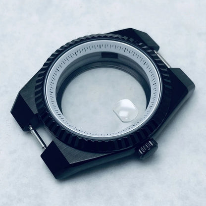 904L Stainless Steel 40mm Land-Dwellwe Watch Case+Strap Sapphire Glass for NH35
