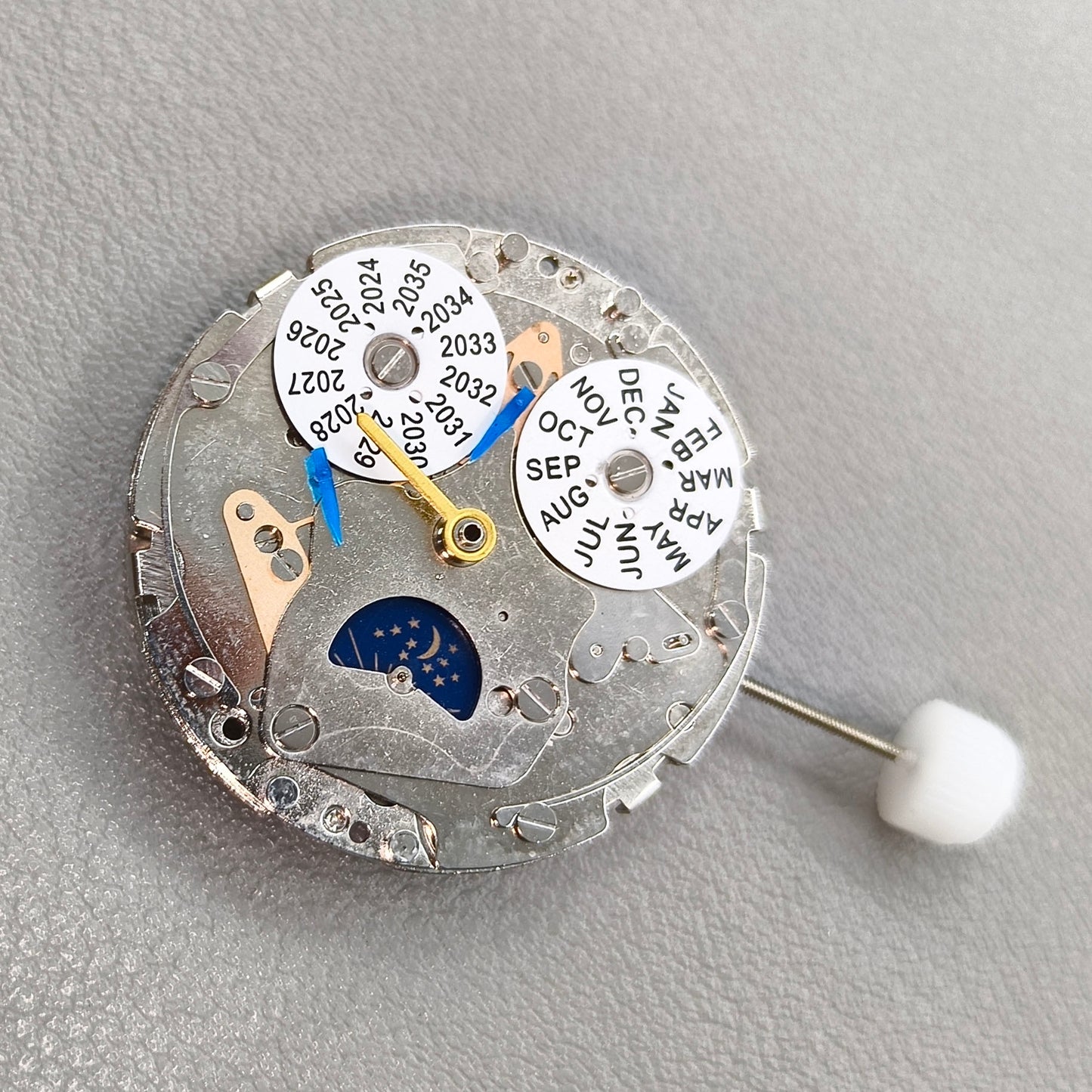 Shanghai Perpetual Calendar Mechanical Movement ETA 7751 Replacement