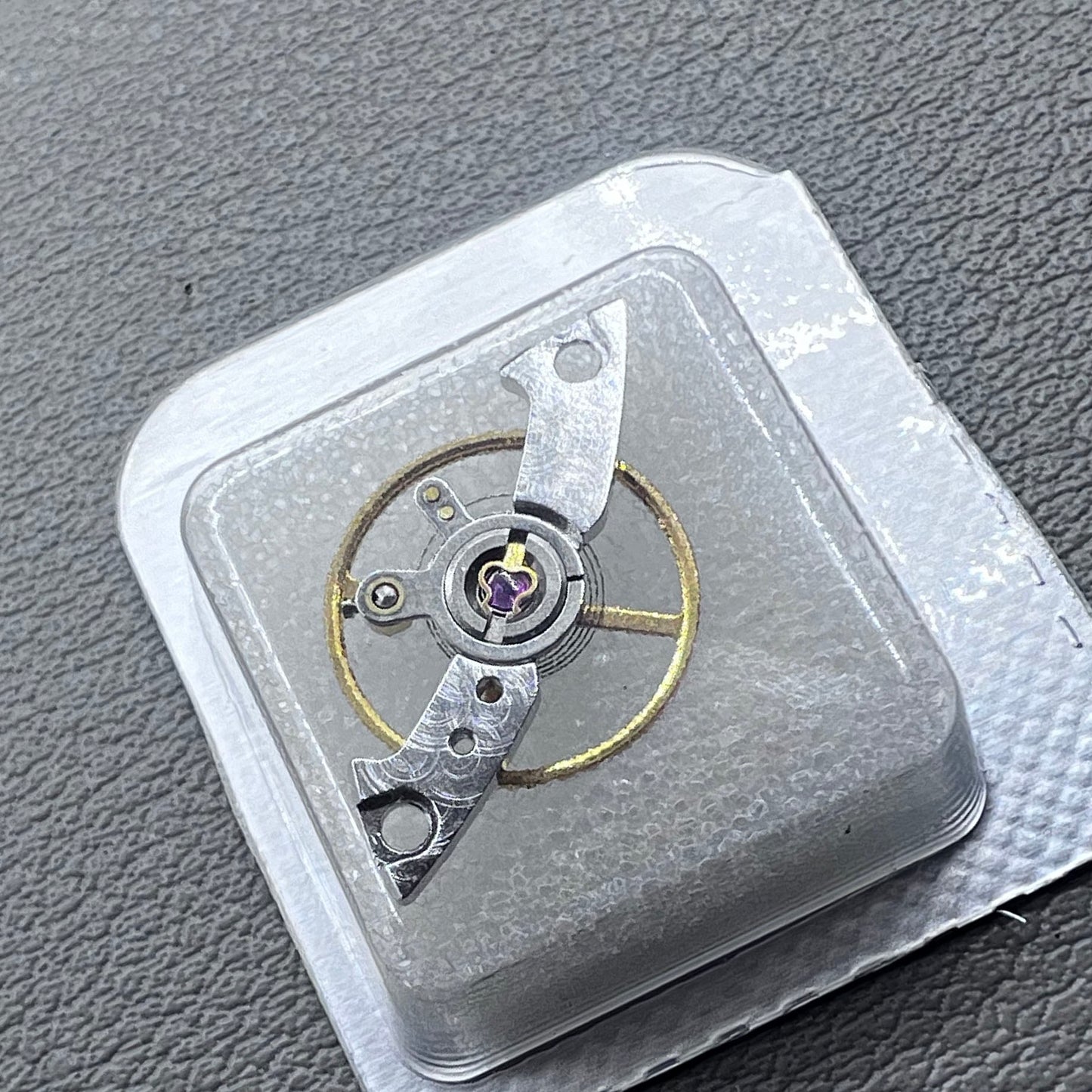 Complete balance wheel with splint for China Mingzhu 3135 mechanical movement, precision watch part.