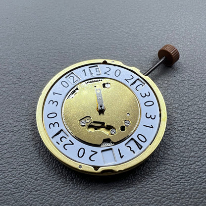Swiss Ronda 6003B Quartz watch movement with 4 jewels and golden finish for precise timekeeping
