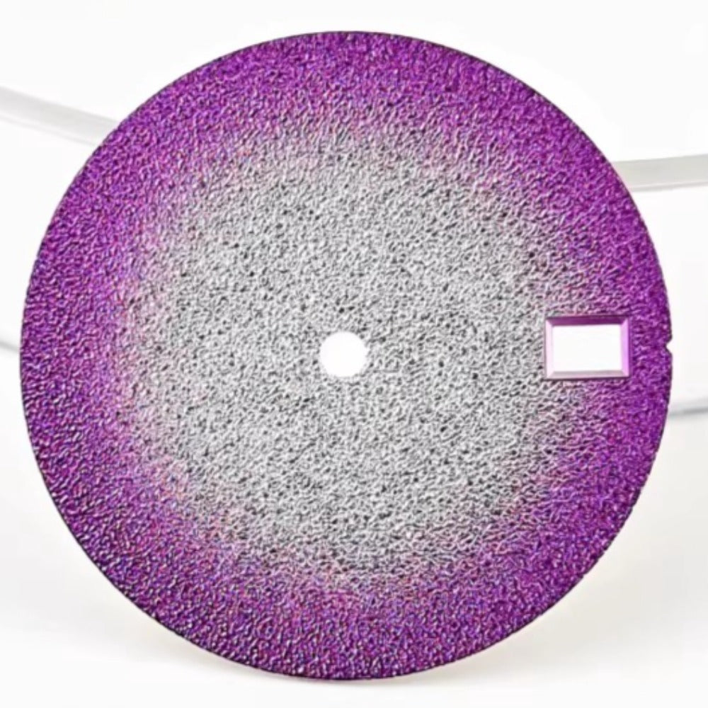 Gradual purple matted 28.5mm watch dial for Miyota 8215-8200 movement.