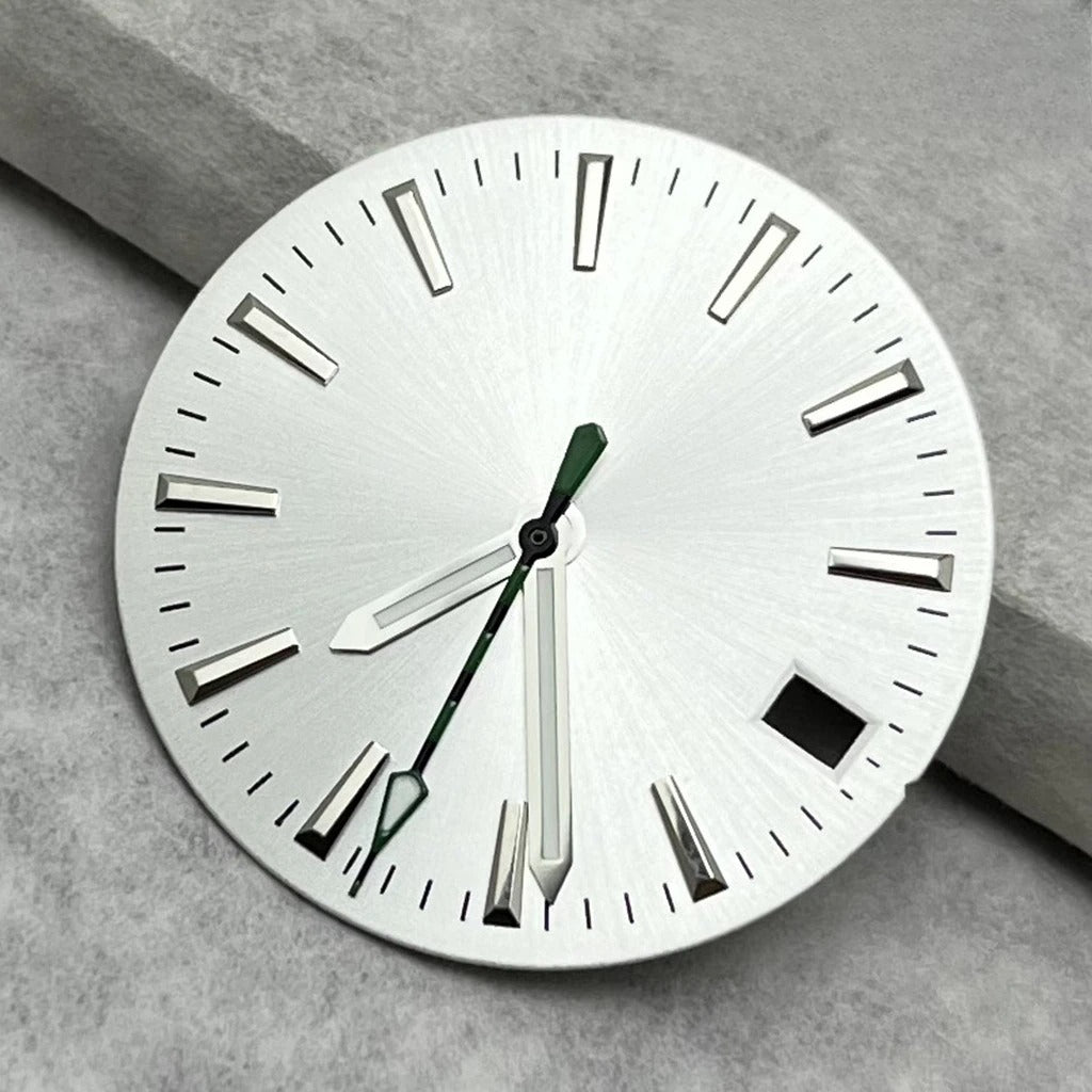 28.5mm Dial Watch Modified Green Luminous Dial For NH35 NH36 4R 7S Movement