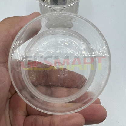 70x35mm Benzine cup with basket, ideal for watch part soaking and repair cleaning