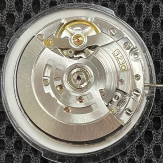 Asian 7750 Automatic Chronograph Movement with day-date display at 3 o'clock, precision ETA 7750 style mechanism
