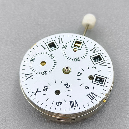 Chinese 7750 GMT Automatic Mechanical Movement 3 Hands Small Second@9