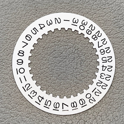 Vintage White Date Disk Wheel Generic for RLX3235 3285 Movement Date@9