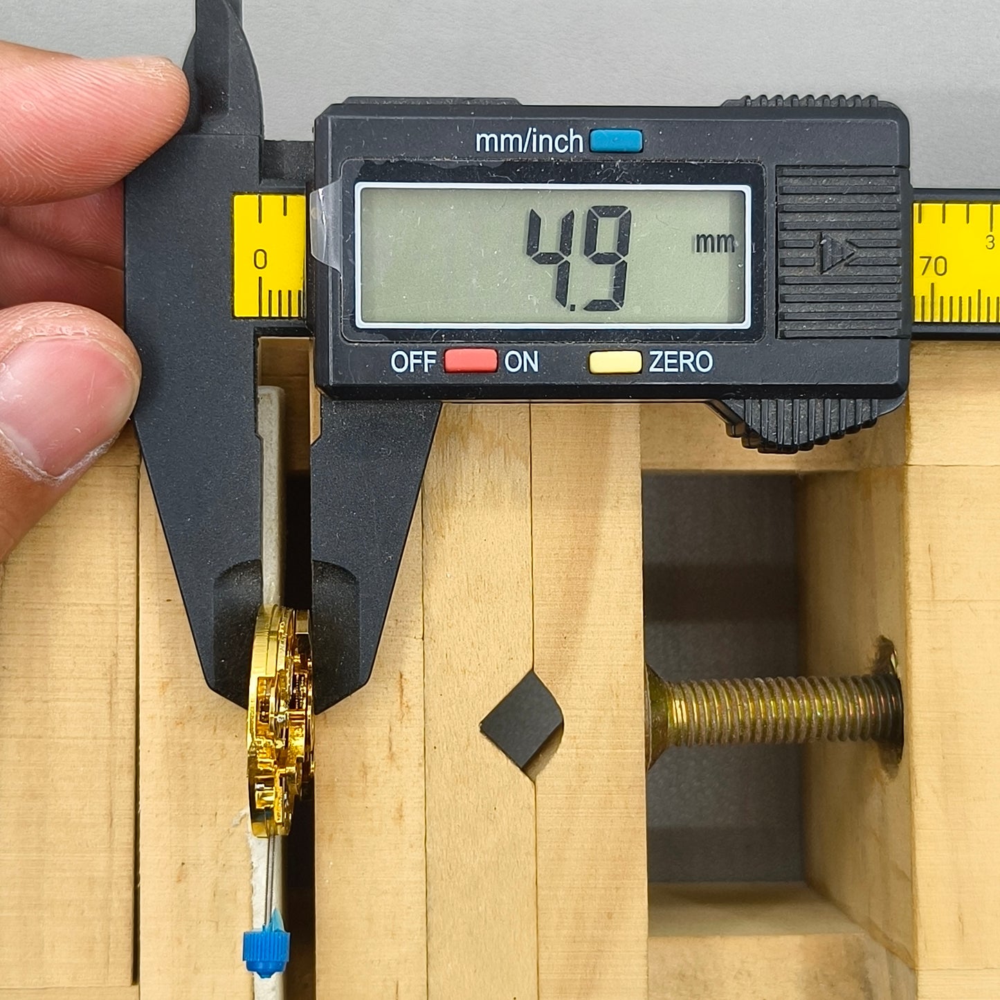 Hollow Golden Automatic Mechanical Movement for Watch Repair Practice