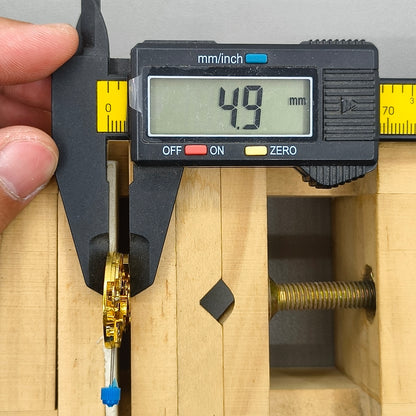 Hollow Golden Automatic Mechanical Movement for Watch Repair Practice