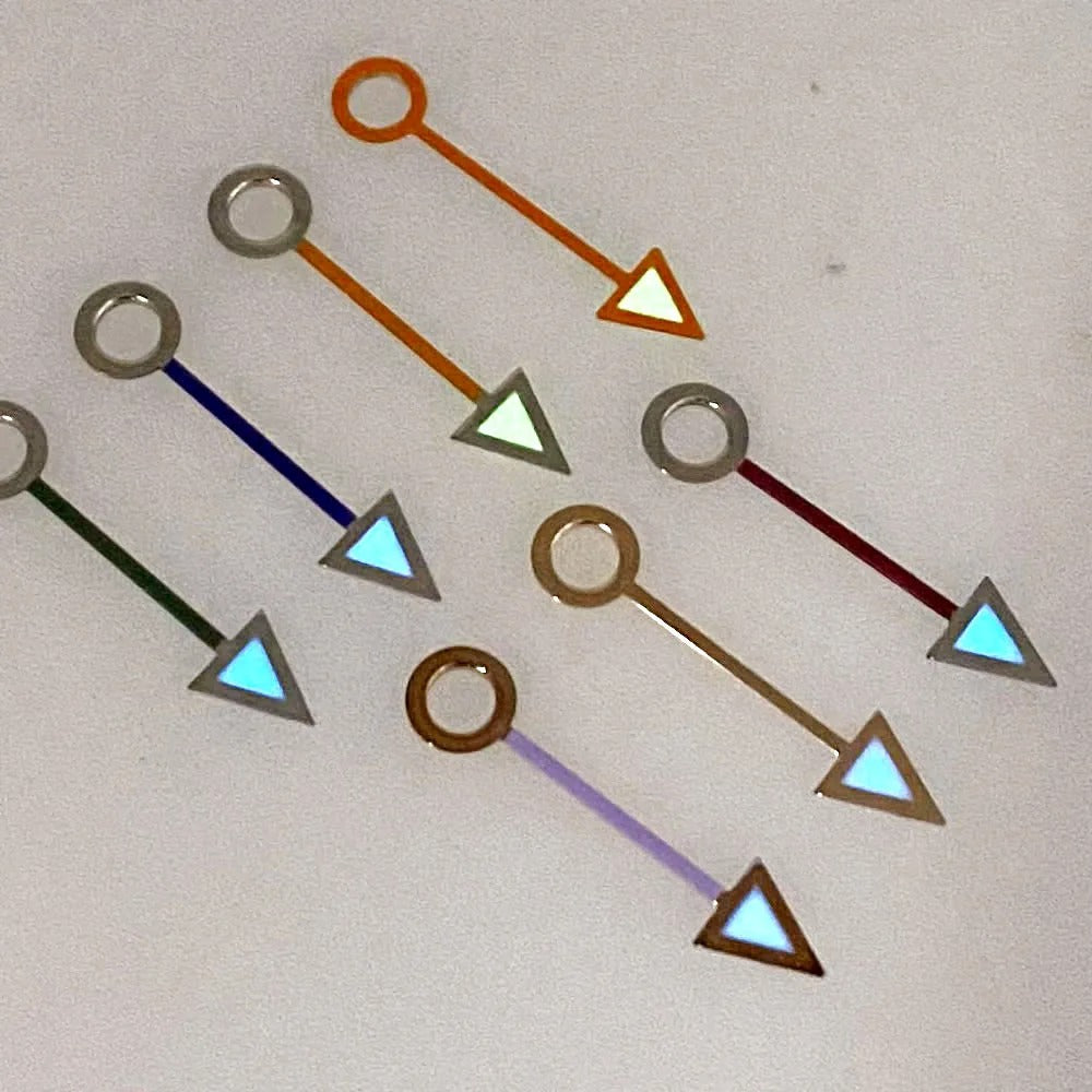 Luminous GMT Second Hand of Watch for NH34A Movement for Mechanical Watch for Men Knitting Needles Mechanical Hands