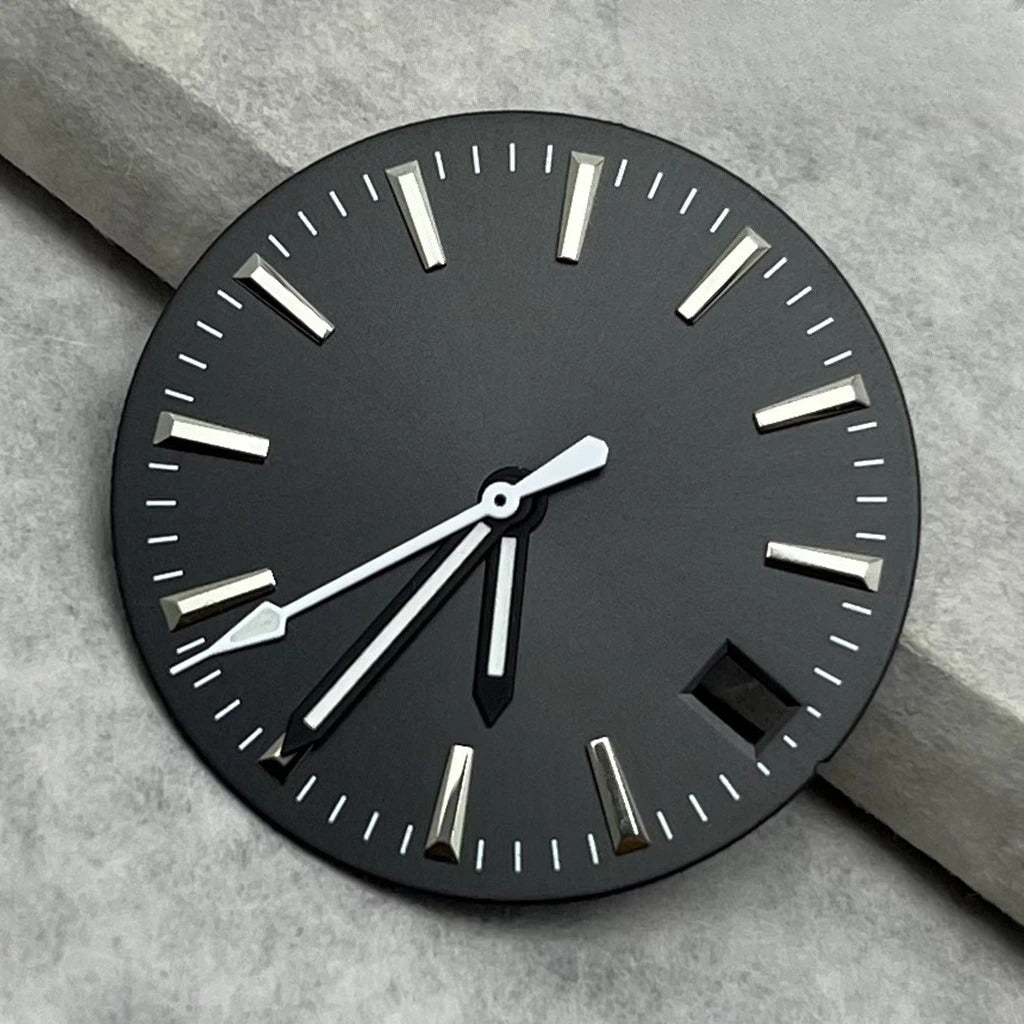 28.5mm Dial Watch Modified Green Luminous Dial For NH35 NH36 4R 7S Movement