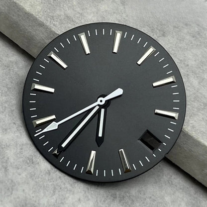 28.5mm Dial Watch Modified Green Luminous Dial For NH35 NH36 4R 7S Movement