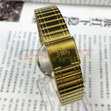 34mm Shanghai Factory Made Manual Mechanical Watch Golden Case Frame Yellow Dial