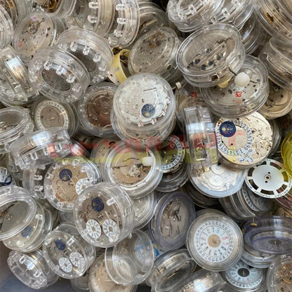 Automatic mechanical watch movement for disassembled practice, China made, ideal for watch repair enthusiasts.