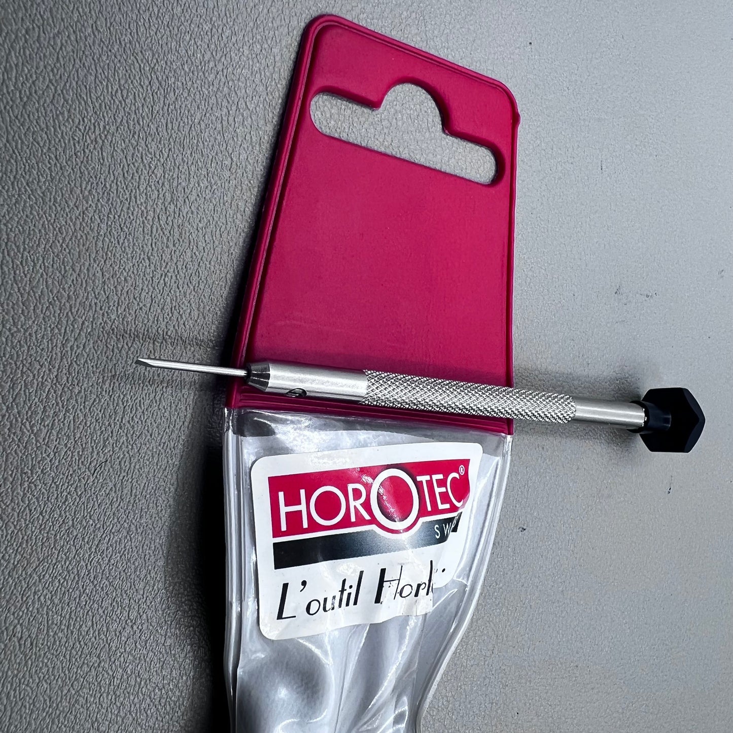 Horotec MSA01-201-100 1.00mm precision screwdrivers for watch repair without spare blades.