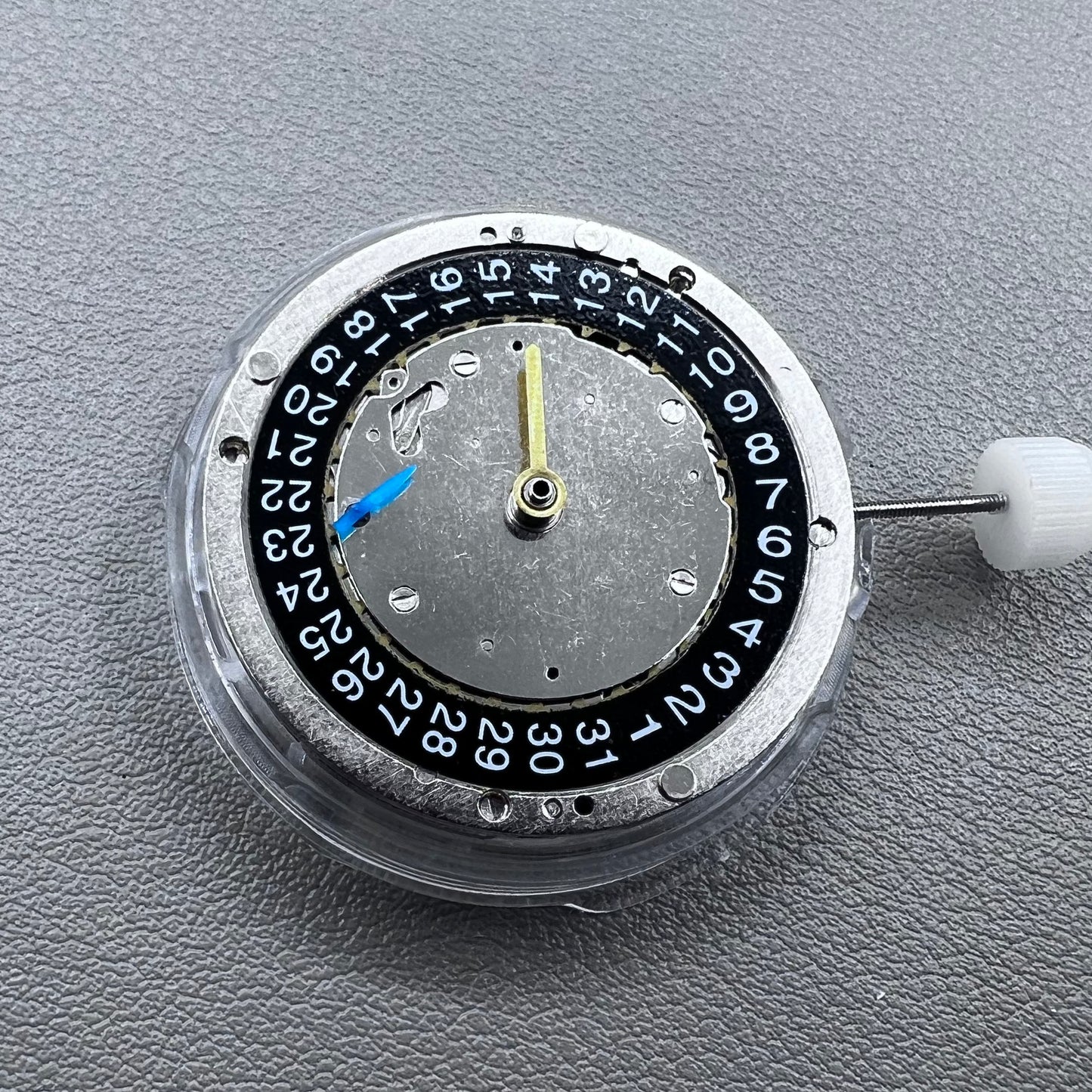 China Automatic mechanical watch with black dial and small seconds at 9 o?clock, precise timekeeping.