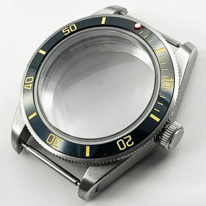 39MM Bezel Domed Sapphire Crystal Case for NH34 NH35 NH36 NH38 ETA 2824 PT5000