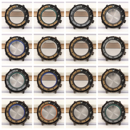 43mm Watch Case For NH34 NH35 NH36 NH38 Tuna Sapphire Crystal Luminous Bezel