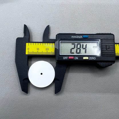 Solid white 28.5mm watch dial for NH36 NH35 movement, metal build, no lume,