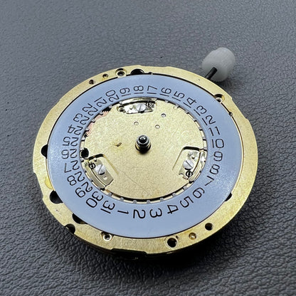 Swiss ETA251.272 ETA251.274 Golden Watch Quartz Movement Date@4 White Disk