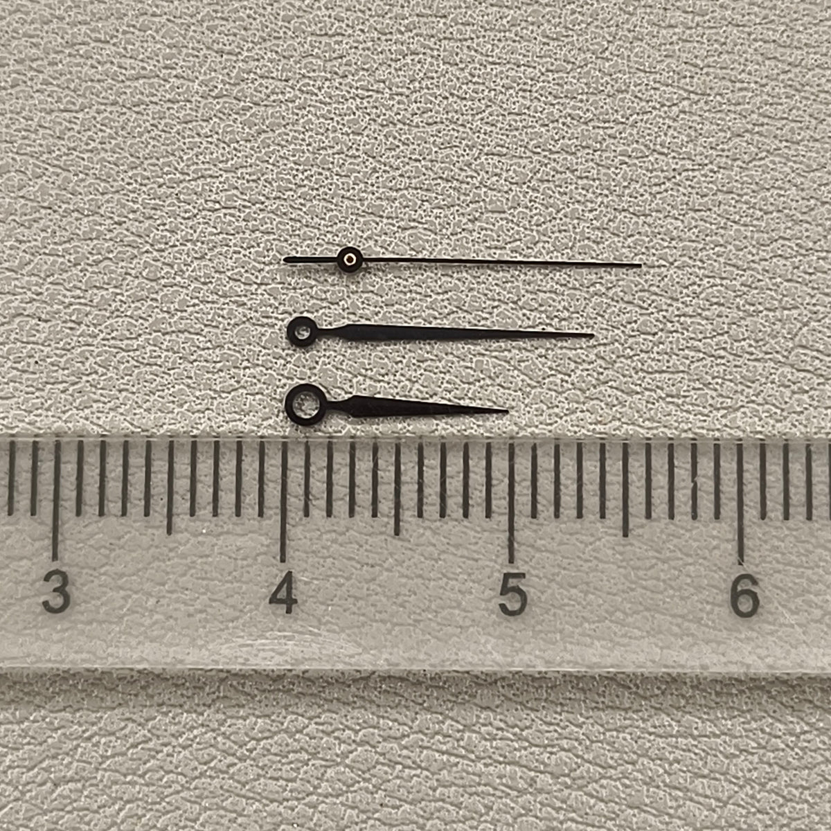 2 Sets/Pack Modified Black Trim Watch Hands for Miyota 2035 Quartz Movement