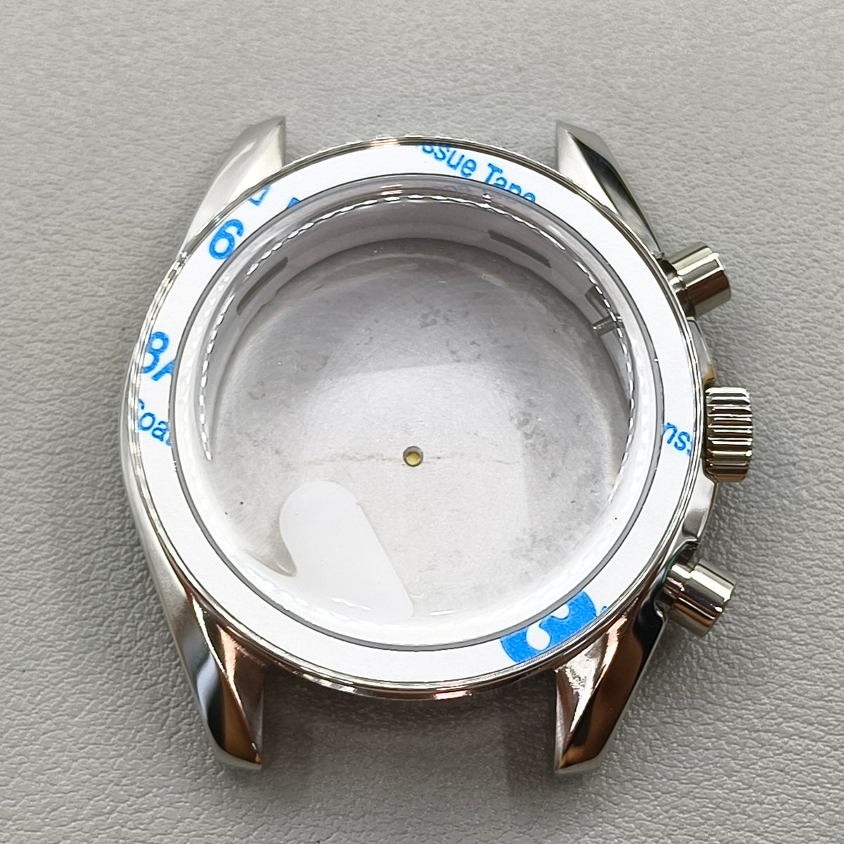 40MM 316L Stainless Steel Watch Case Sapphire Glass for VK63 Movement