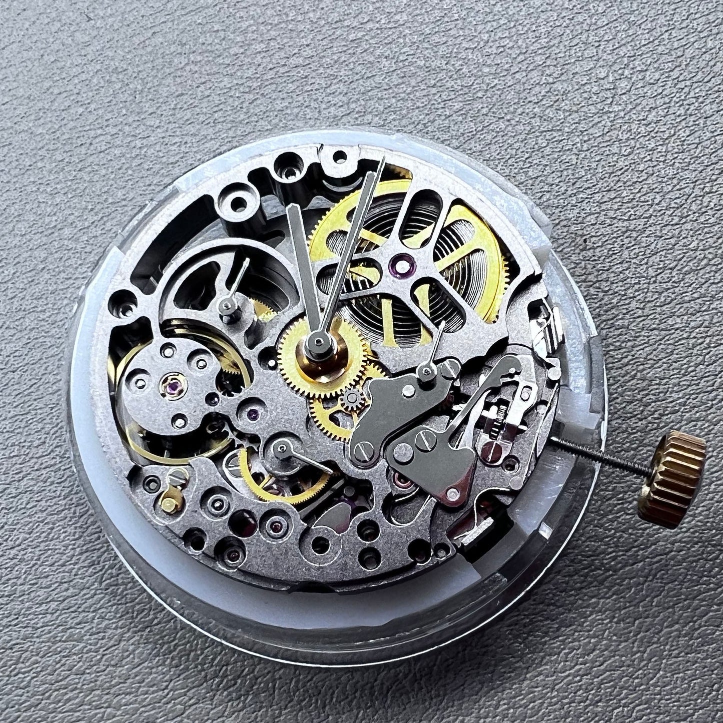 Dandong 4130 Black Hollow Automatic Mechanical Movement